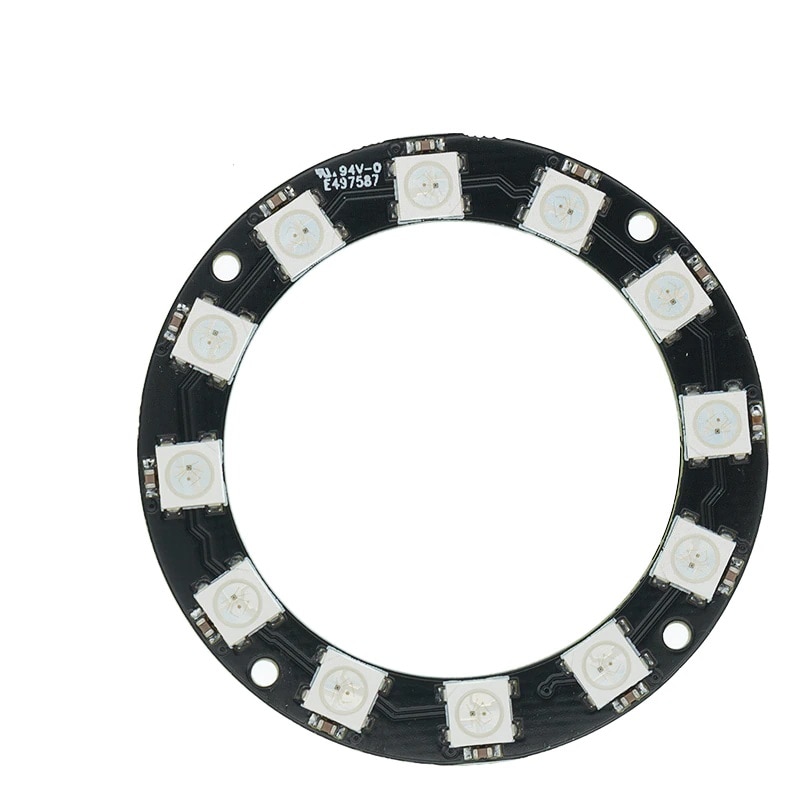 Inel cu 12 Led-uri, RGB, 5050, WS2812