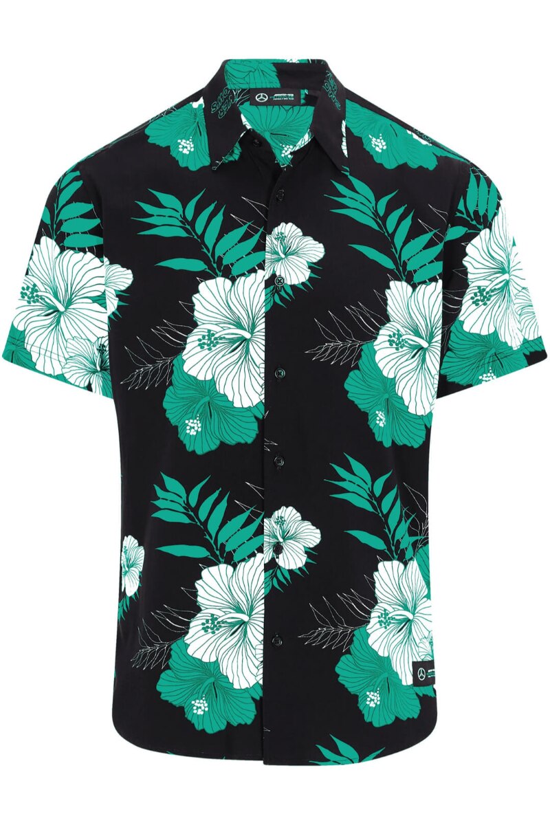 Camasa Mercedes AMG Petronas F1, Rayon, Multicolor, Multicolor, M