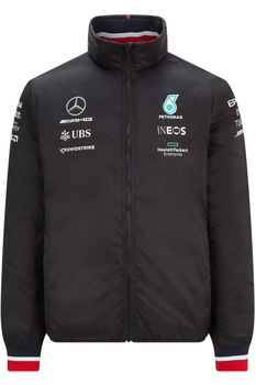 Geaca Mercedes AMG Petronas F1, Nylon, Negru, Negru Geaca Mercedes AMG Petronas F1, Nylon, Negru, Negru