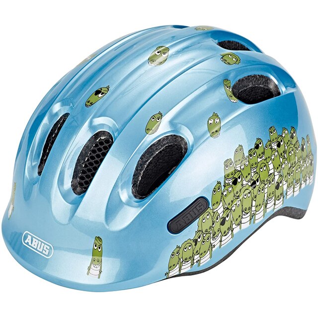 Casca ciclism copii 'Smiley 2.0' Abus, albastra, M 50-55 cm