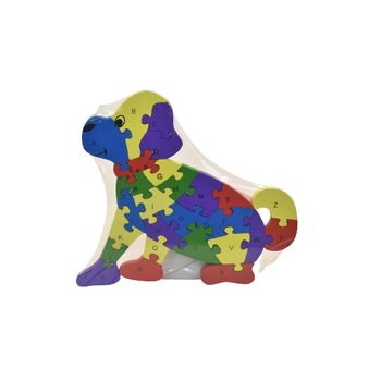 Puzzle din lemn 10676,numar piese 26, Catel Puzzle din lemn 10676,numar piese 26, Catel