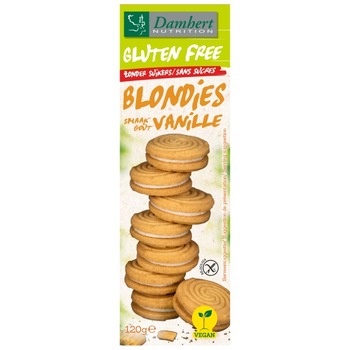 Biscuiti fara gluten, fara lactoza, fara zahar 120g Biscuiti fara gluten, fara lactoza, fara zahar 120g