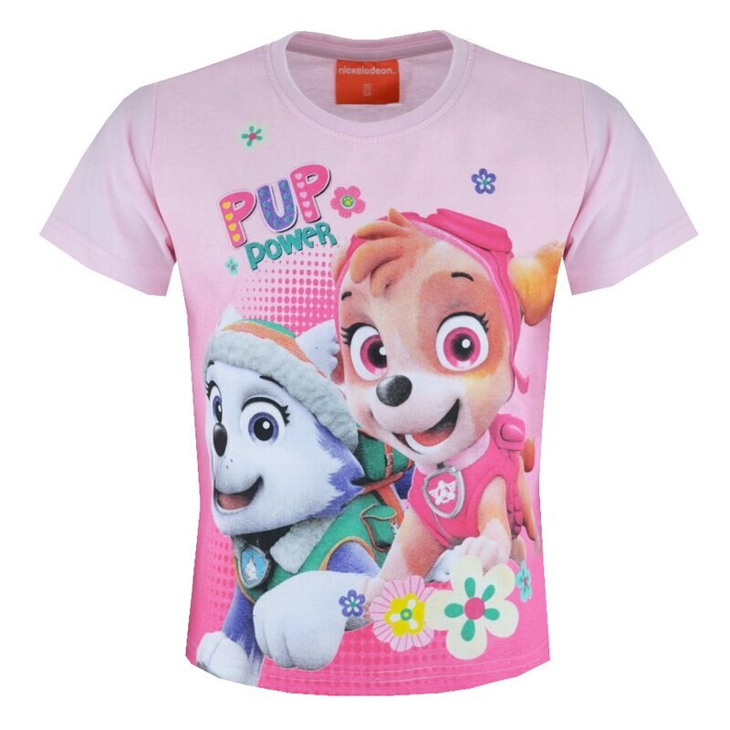 Tricou fete, Skye si Everest, roz deschis