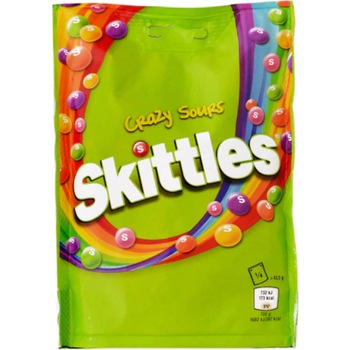 Bomboane Gumate cu Aroma de Fructe Acrisoare SKITTLES, 174 g Bomboane Gumate cu Aroma de Fructe Acrisoare SKITTLES, 174 g