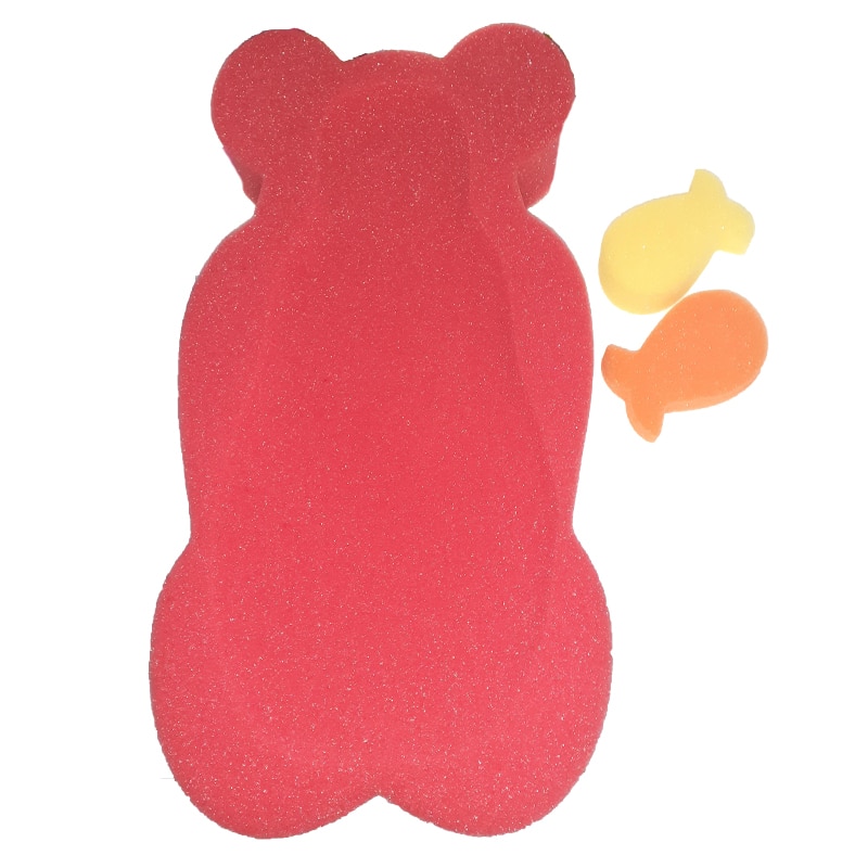 Set 3 piese reductor din burete pentru cadita Mini Junior Maxi 1704501R, Rosu