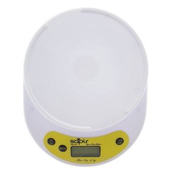 Cantar de Bucatarie, Capacitate 5KG, Unitate de Masura Gr/Lb/Oz, Diverse Functii, Usor de Folosit, Ergonomic, Alb Cantar de Bucatarie, Capacitate 5KG, Unitate de Masura Gr/Lb/Oz, Diverse Functii, Usor de Folosit, Ergonomic, Alb