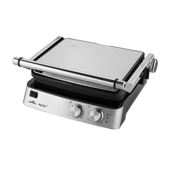 Grill electric ETA Party Chef 5155, 2000 W, 2 termostate independente, otel inoxidabil Grill electric ETA Party Chef 5155, 2000 W, 2 termostate independente, otel inoxidabil