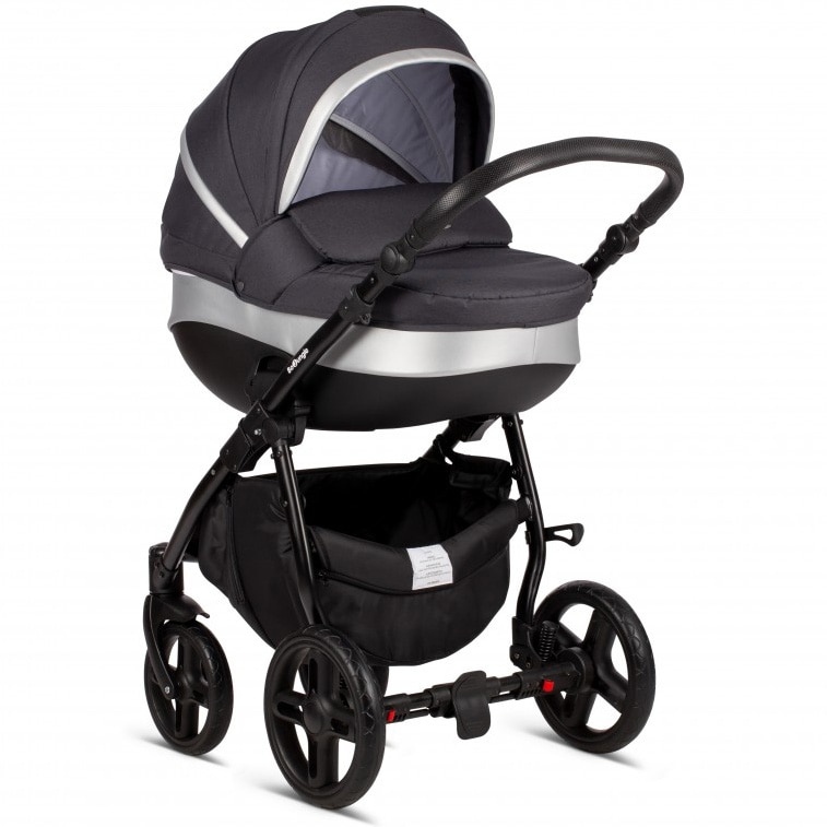 Carucior 2 in 1 Bo Jungle Strolly, Antracit