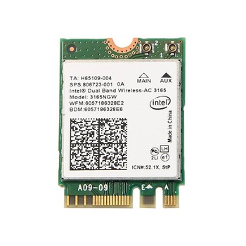 Placa de retea, Intel Dual Band Wireless AC Wifi, bluetooth 4.2 3165ngw Ngff Placa de retea, Intel Dual Band Wireless AC Wifi, bluetooth 4.2 3165ngw Ngff