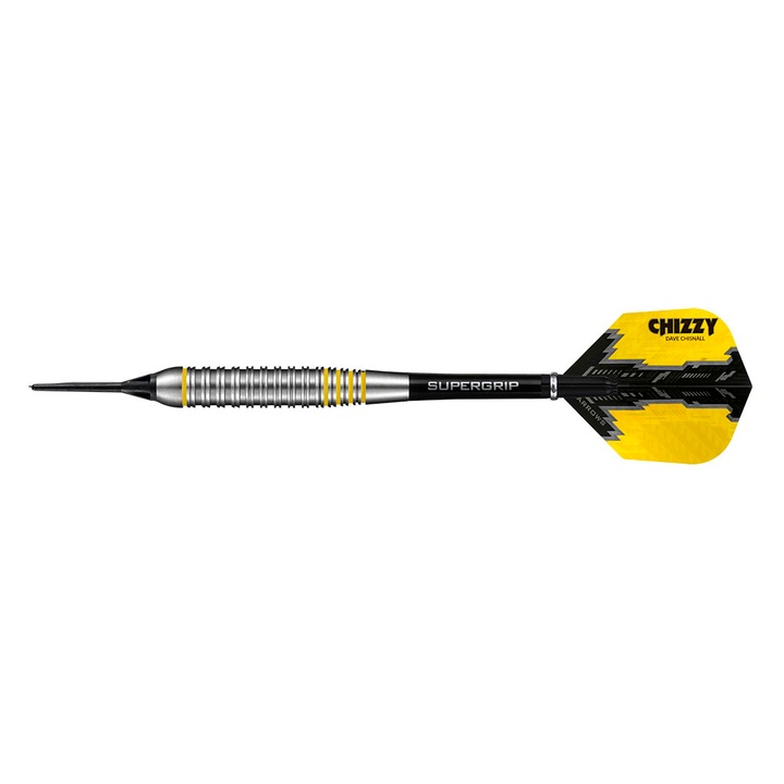 Комплект за дартс Harrows Darts, Dave Chisnall Chizzy, Tungsten, 18 g, Многоцветен