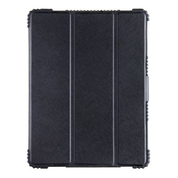 Husa si suport din piele artificiala rezistenta la socuri pentru iPad 8 (2020), iPad 7 (2019), Tactical Riot Shield, negru Husa si suport din piele artificiala rezistenta la socuri pentru iPad 8 (2020), iPad 7 (2019), Tactical Riot Shield, negru