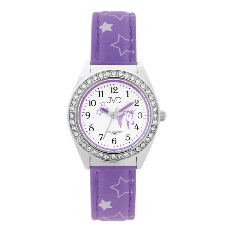 Ceas pentru copii JVD J7117.8, Plastic, 5 ATM, Mov