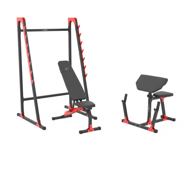 Aparat multifunctional MH-L114, Marbo Sport, Negru/Rosu