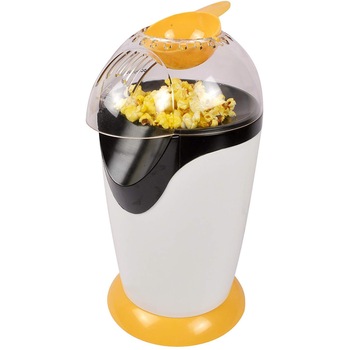 Aparat de facut popcorn, 1200 W, fara ulei, dozator boabe inclus Aparat de facut popcorn, 1200 W, fara ulei, dozator boabe inclus