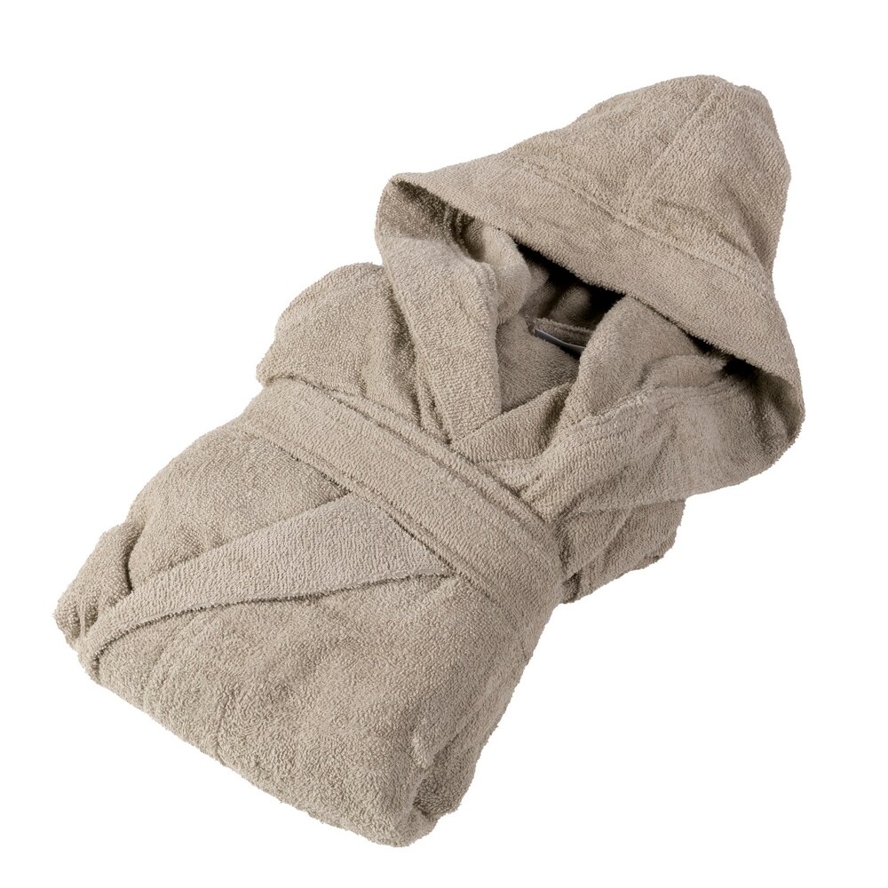 Halat de baie FAZZINI unisex, bej inchis, marimea M