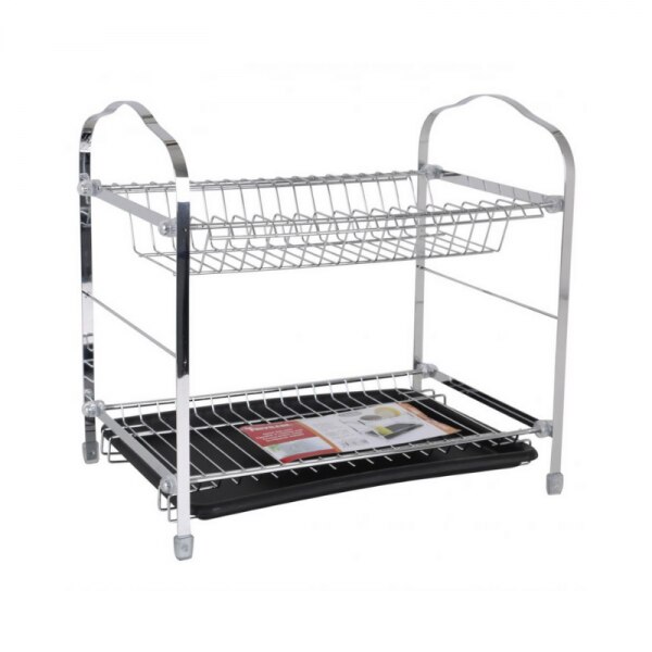 Scurgator vase din metal cu 2 niveluri