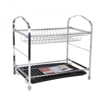 Scurgator vase din metal cu 2 niveluri Scurgator vase din metal cu 2 niveluri