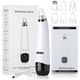 Aspirator facial Lila Care, ingrijire ten, indepartarea punctelor negre, minimizarea porilor, putere de aspirare mare, 6 capete inlocuibile, 3 nivele de rezistenta, ecran HD LED, portabil, negru alb si gri
