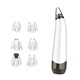 Aspirator facial Lila Care, ingrijire ten, indepartarea punctelor negre, minimizarea porilor, putere de aspirare mare, 6 capete inlocuibile, 3 nivele de rezistenta, ecran HD LED, portabil, negru alb si gri