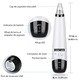 Aspirator facial Lila Care, ingrijire ten, indepartarea punctelor negre, minimizarea porilor, putere de aspirare mare, 6 capete inlocuibile, 3 nivele de rezistenta, ecran HD LED, portabil, negru alb si gri
