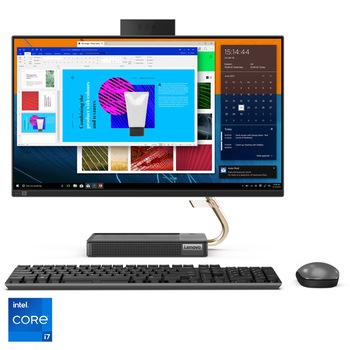 Sistem All-in-One Lenovo IdeaCentre 5 24IOB6 cu procesor Intel® Core™ i7-11700T pana la 4.60GHz, 23.8 Sistem All-in-One Lenovo IdeaCentre 5 24IOB6 cu procesor Intel® Core™ i7-11700T pana la 4.60GHz, 23.8