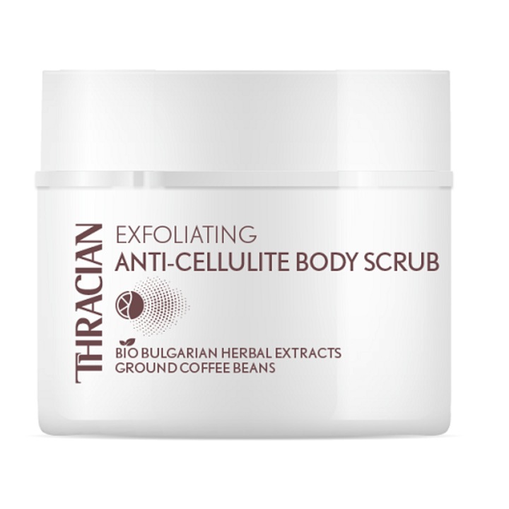 Scrub anticelulitic cu extracte din plante organice si cafea, Thracian, 200 ml