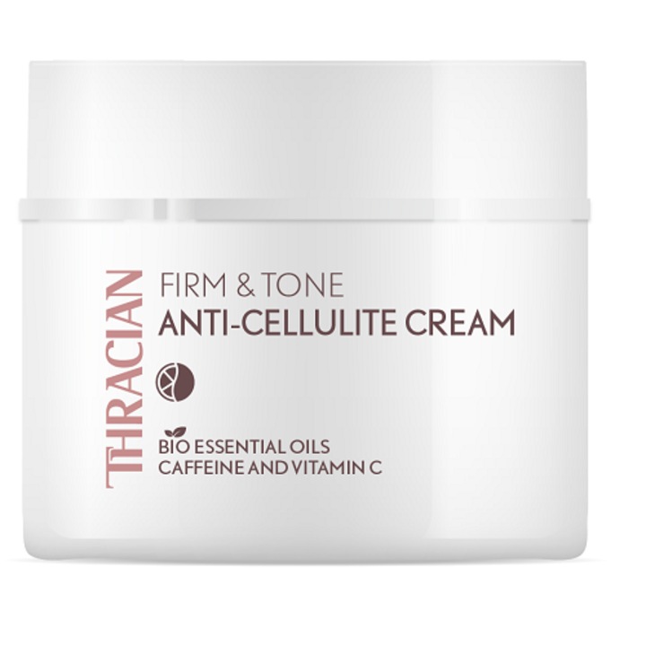 Crema anticelulitica cu extracte organice din plante si cafeina, Thracian, 200 ml