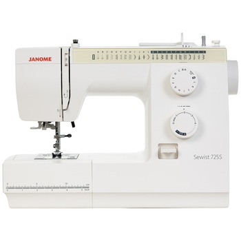 Masina de cusut electromecanica JANOME 725S, 25 Programe, 860 Imp/Min, 55W, Alb Masina de cusut electromecanica JANOME 725S, 25 Programe, 860 Imp/Min, 55W, Alb