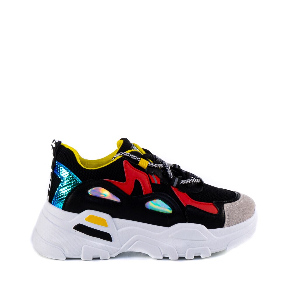 Pantofi sport dama Neena negru, Negru, 38