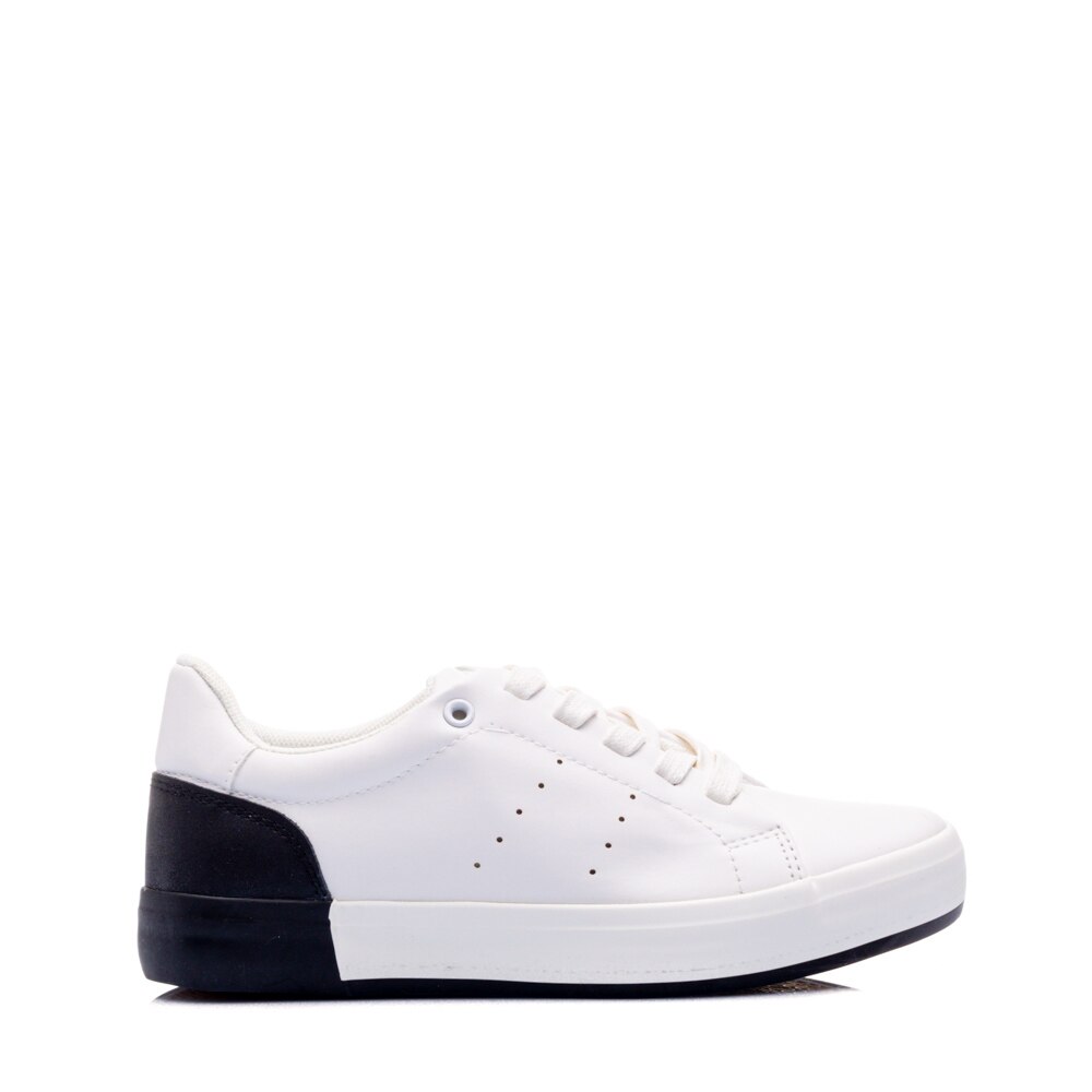 Pantofi sport dama Melgar alb/negru, Alb Negru