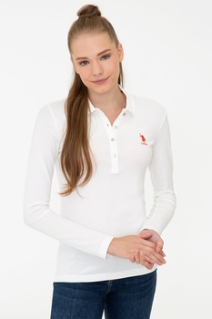 Bluza dama,U.S Polo Assn.,1255389, Alb prafuit Bluza dama,U.S Polo Assn.,1255389, Alb prafuit