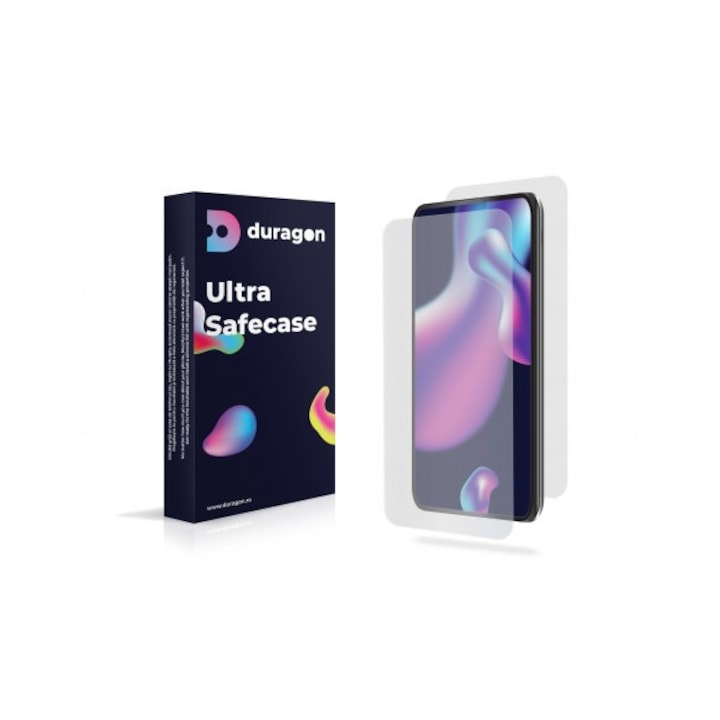 Комплект силиконово фолио Duragon, съвместим с Nokia C2 (2nd) Edition, антибактериална, предна и задна защита