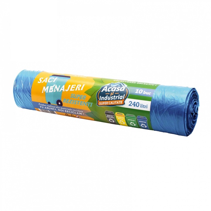 Set 10 saci menajeri 240L, albastri