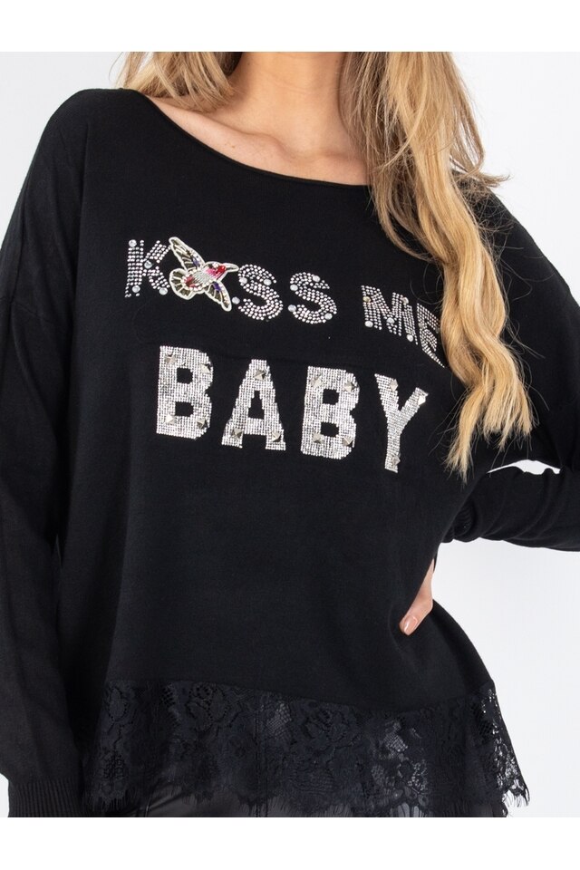 Bluza Dama Delice Negru, S/M