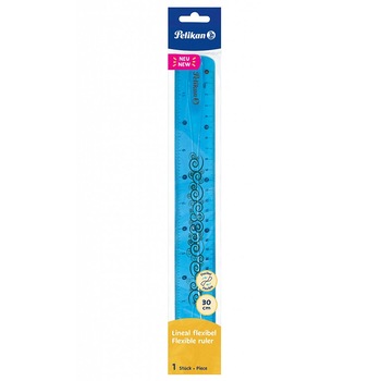 Rigla flexibila 30cm albastru Rigla flexibila 30cm albastru