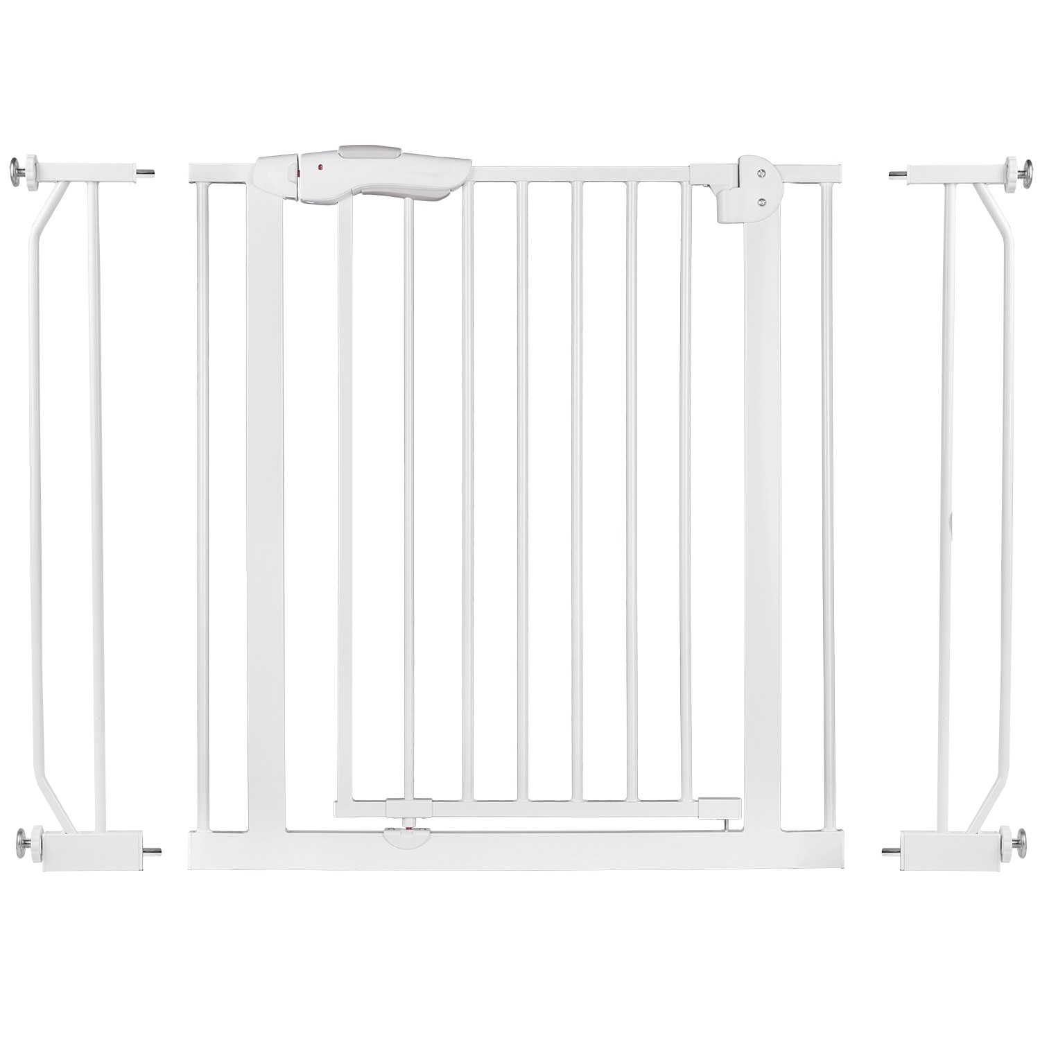 Poarta de siguranta copii, pentru usi sau scari, latime reglabila, alb, 7400