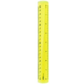 Rigla Colorata Din Plastic Deli Pioneer, 20 Cm, Galben Rigla Colorata Din Plastic Deli Pioneer, 20 Cm, Galben