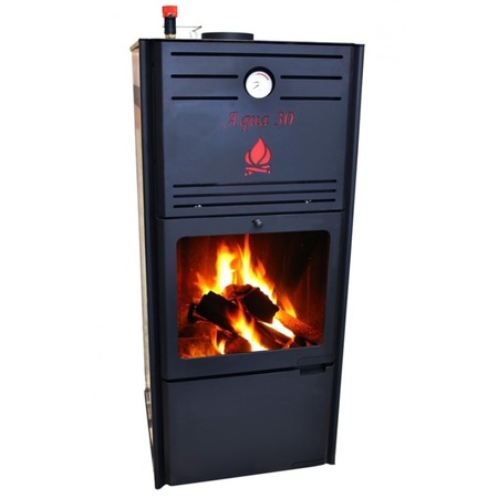 Termosemineu tip centrala Aqua Premium 30 kW, cu regulator tiraj, FM