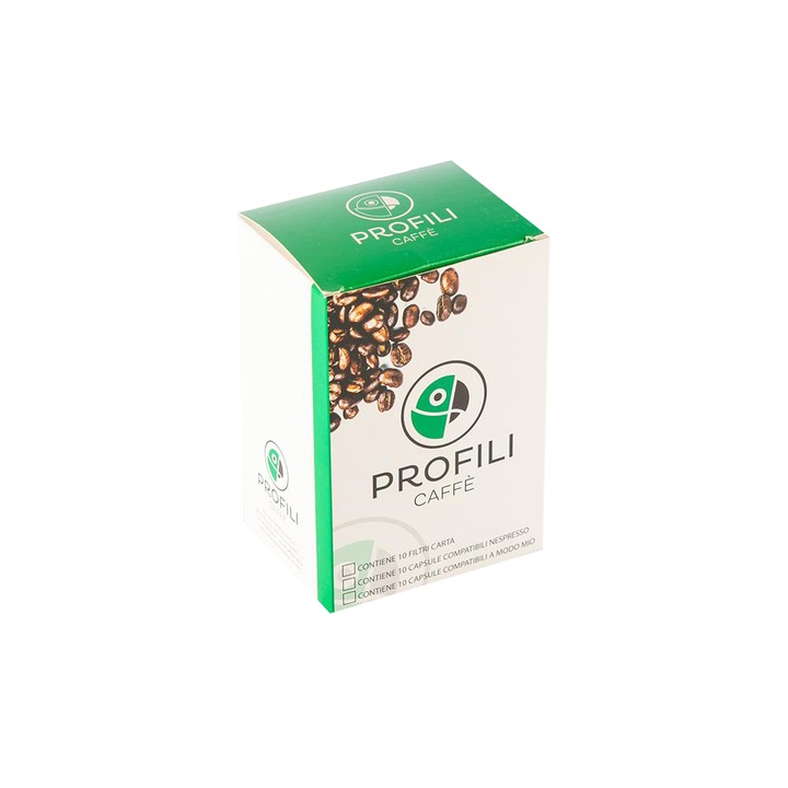 Set Capsule Cafea, Profilicaffe, gust decafeinizata, 50 bucati