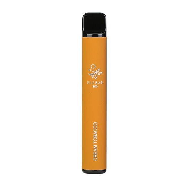 Kit Tigara Electronica Elf Bar Vape Pen - Cream Tobacco , Dispozitiv de unica folosinta ,2ml ,20mg NicSalt ,autonomie ,600 pufuri