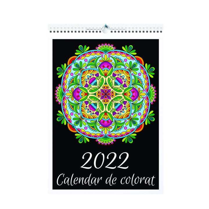 Calendar 2022, Mandale si Relaxare, pentru colorat