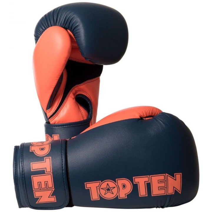 Top Ten XLP Boxkesztyű, 16 oz, szürke/narancssárga