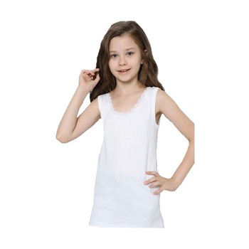 Maieu fete, alb cu dantela Maieu fete, alb cu dantela