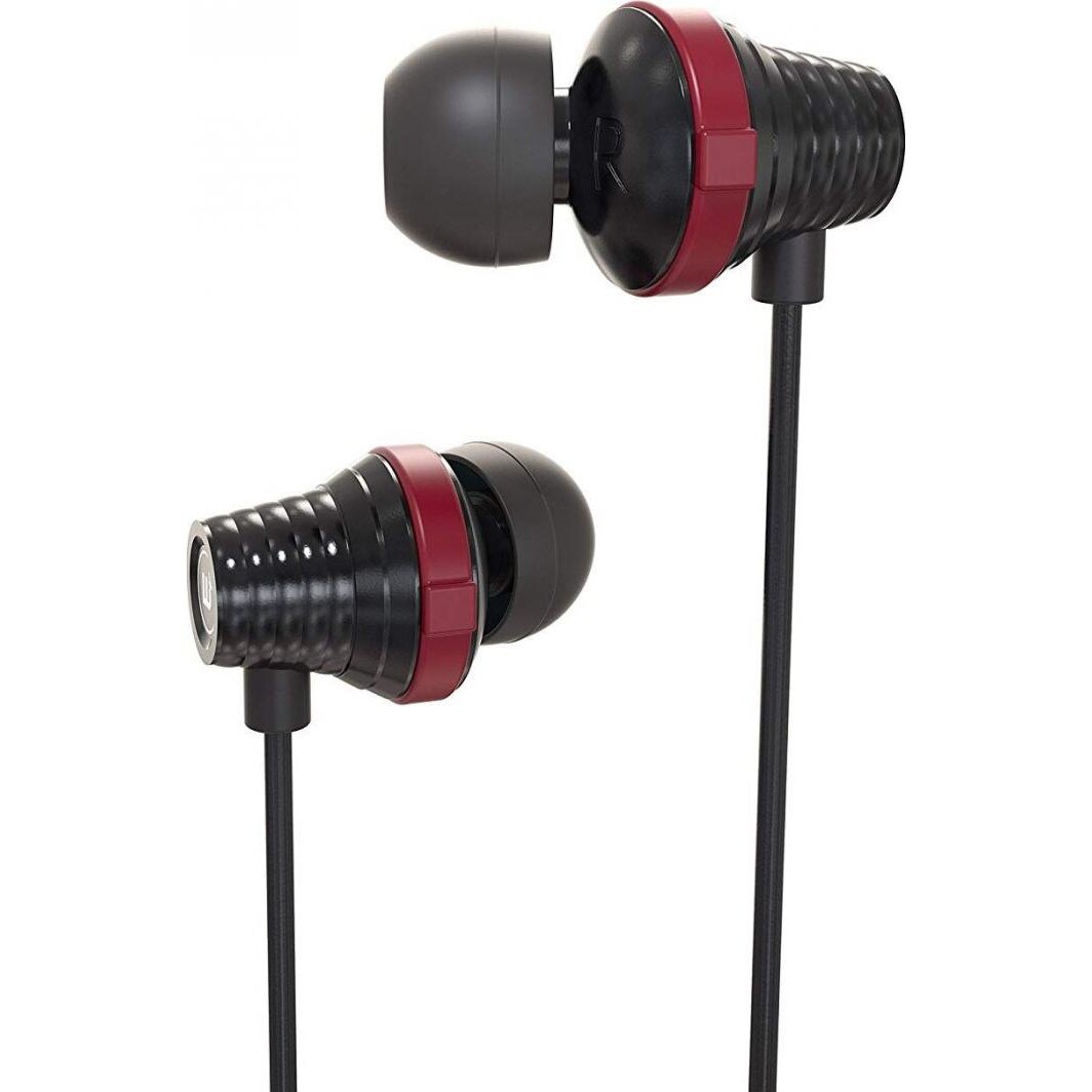 Casti Brainwavz Zeta, Cu fir, 12g, 103 dB, Negru-Rosu
