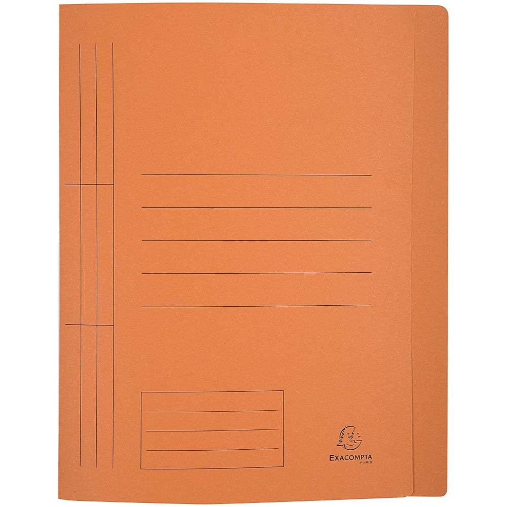Dosar A4 din Carton cu Sina Exacompta, Portocaliu