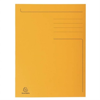 Dosar Carton A4 Plic Exacompta, Portocaliu Dosar Carton A4 Plic Exacompta, Portocaliu