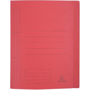 Dosar A4 din Carton cu Sina Exacompta, Rosu Dosar A4 din Carton cu Sina Exacompta, Rosu