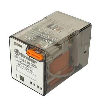 Releu electromagnetic, 110V AC, 10A, 3PDT, serie 60.13, FINDER, 60.13.8.110.0054, T160874 Releu electromagnetic, 110V AC, 10A, 3PDT, serie 60.13, FINDER, 60.13.8.110.0054, T160874