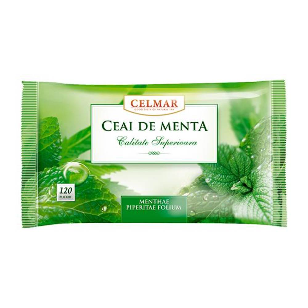 Ceai de Menta Celmar, 120 Plicuri