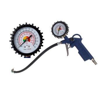 Pistol cu manometru, Tagred, pentru umflare, 16 bari Pistol cu manometru, Tagred, pentru umflare, 16 bari